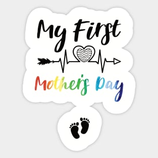 My First Mothers Day father day Sticker